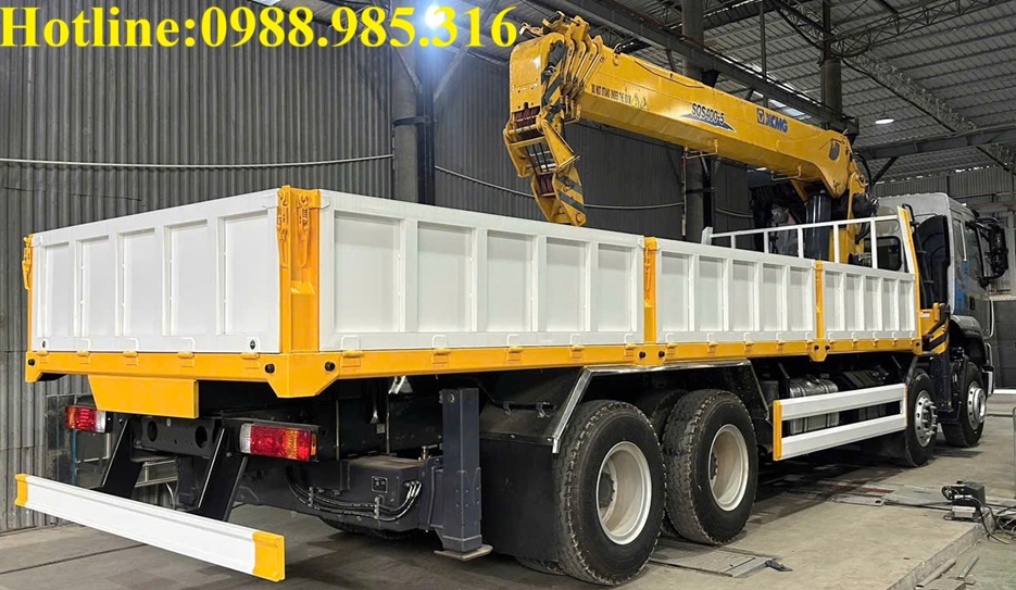 giá xe 4 chân gắn cẩu 16 tấn